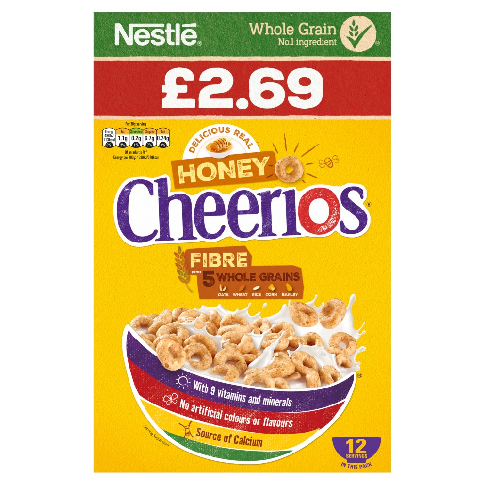 Cheerios Honey Cereal 375g