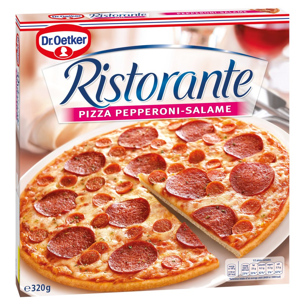 Dr. Oetker Ristorante Pepperoni-Salame Pizza 320g