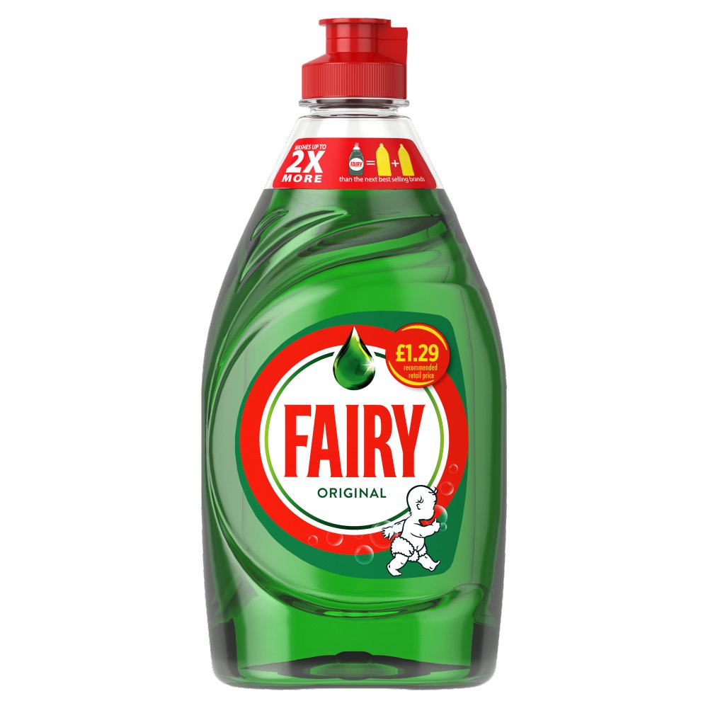 Fairy Original Washing Up Liquid Green 433ml PM