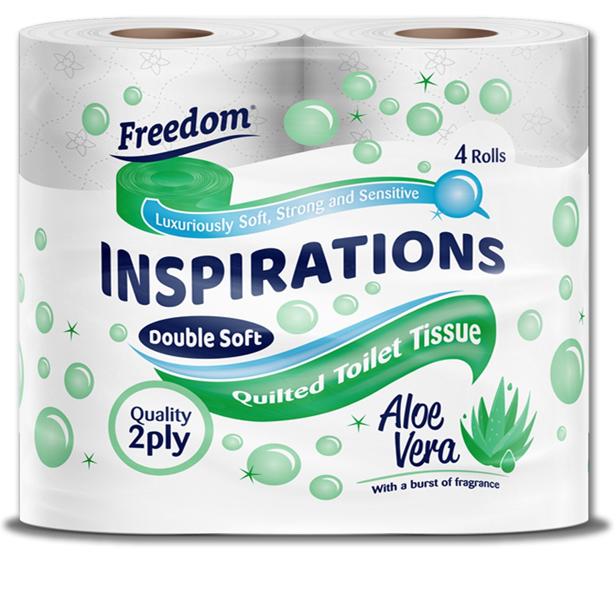 Freedom Inspirations Double Soft Aloe Vera 4 Rolls