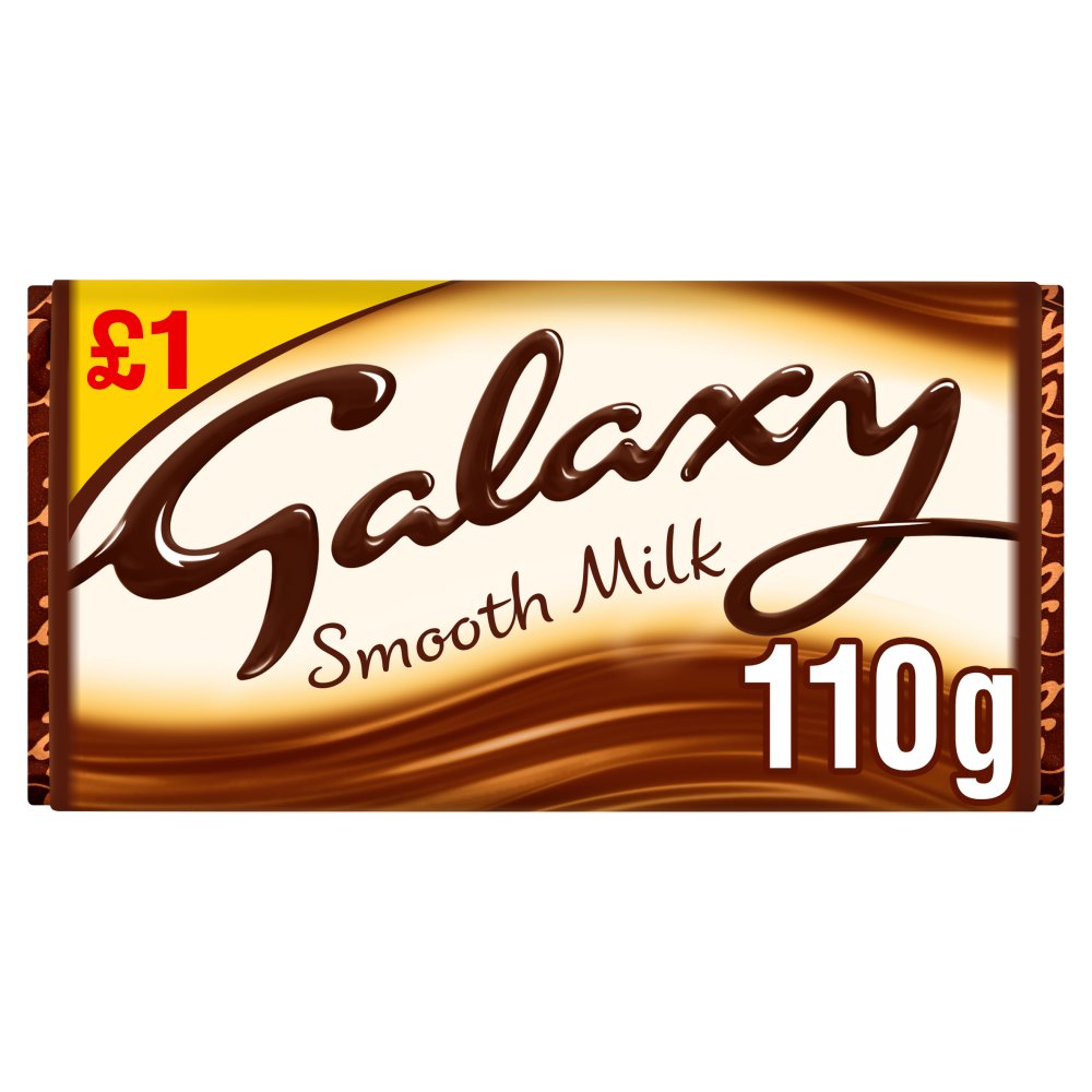 Galaxy Smooth Milk Chocolate £1 PMP Bar 110g