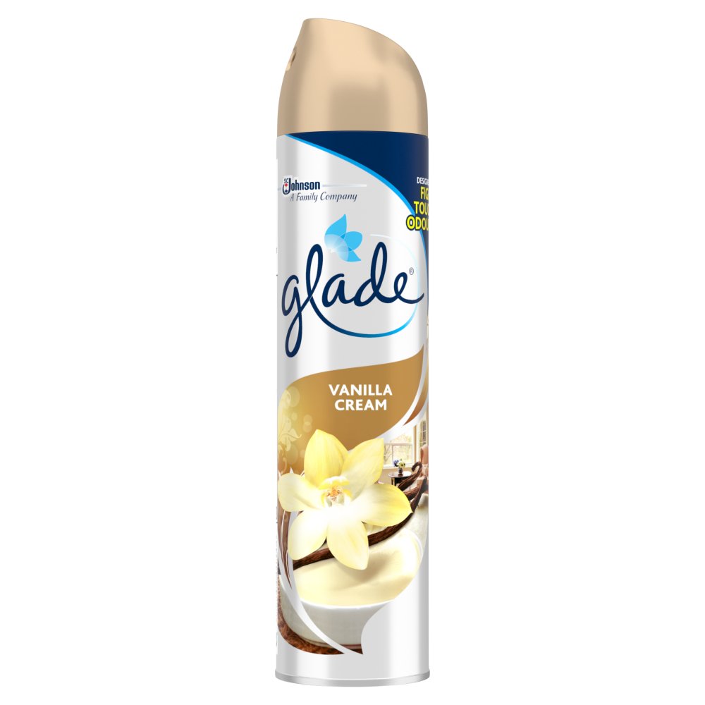 Glade Aerosol Vanilla Cream Air Freshener 300ml