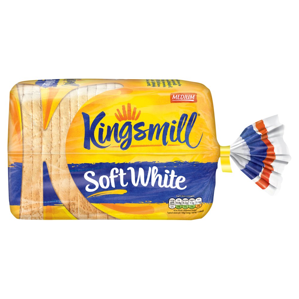 Kingsmill Soft White Bread Medium 800g