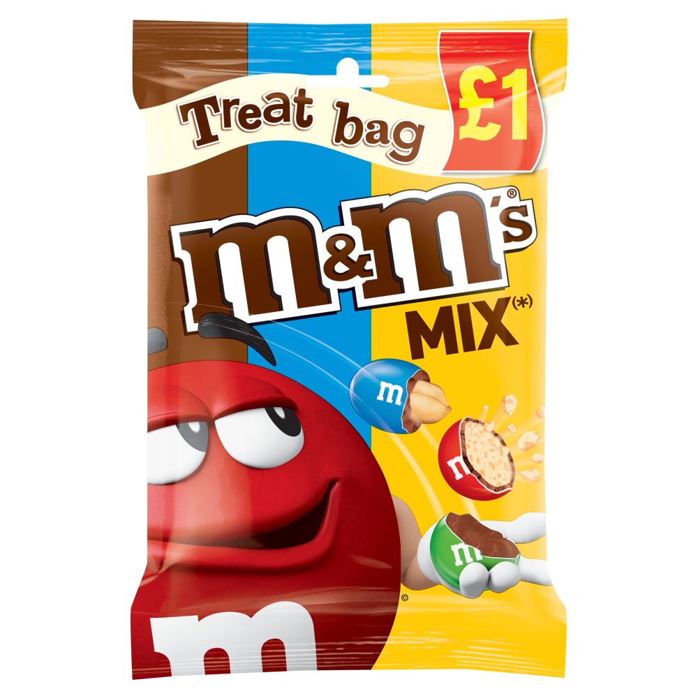 M&M's Mix Chocolate £1 PMP Treat Bag 80g